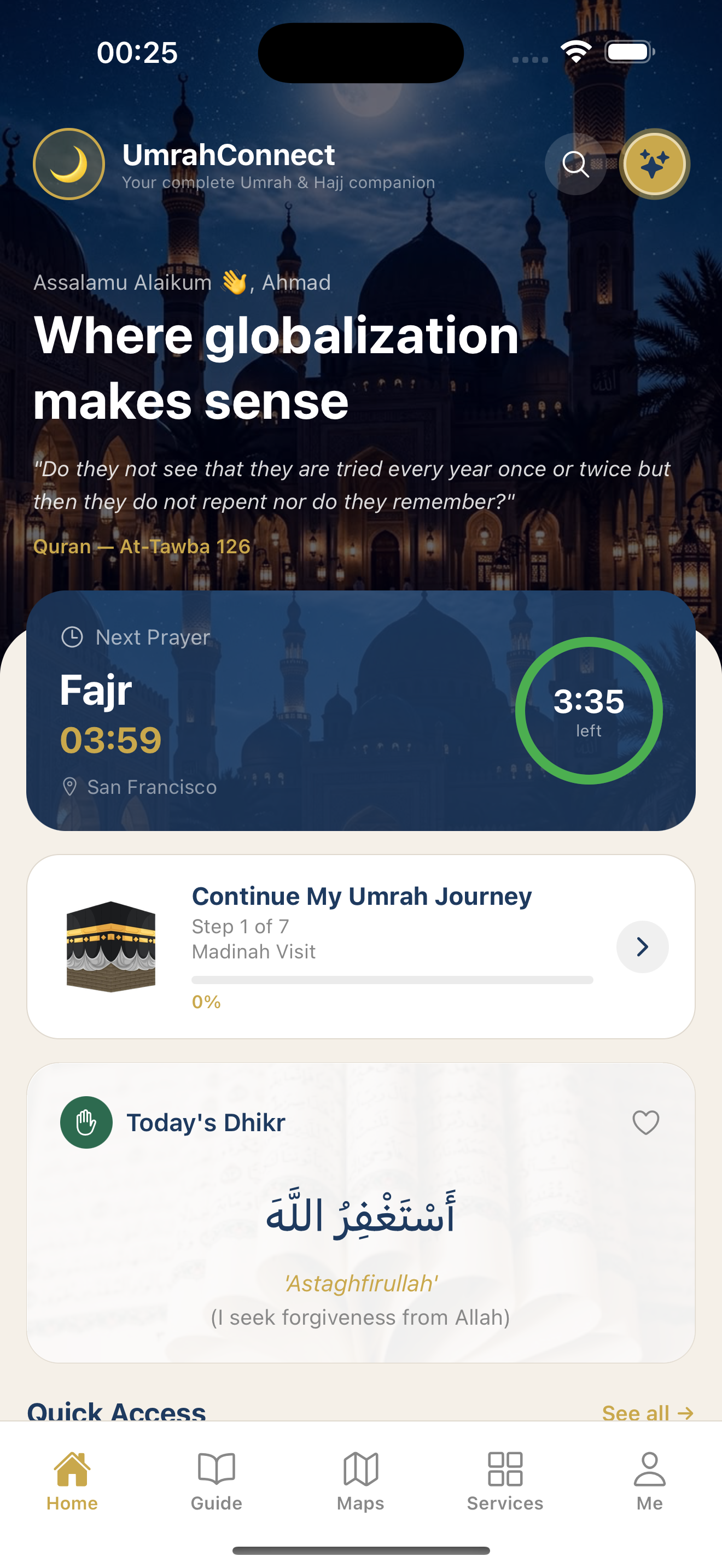 UmrahConnect Home